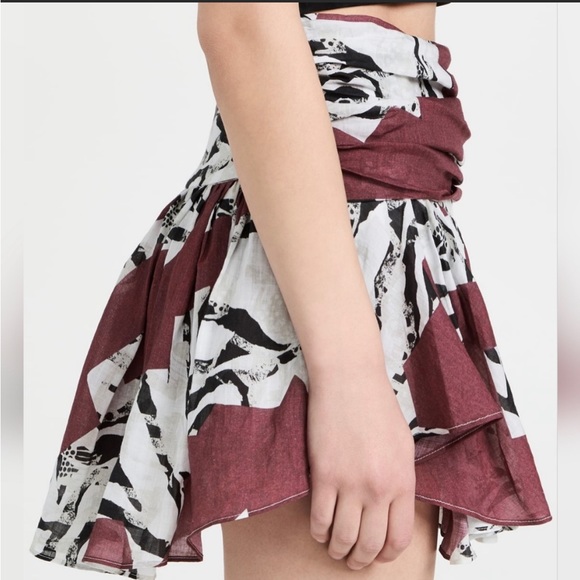 NWOT - Hernan abstract-print mini skirt from IRO size 44 - Picture 4 of 12